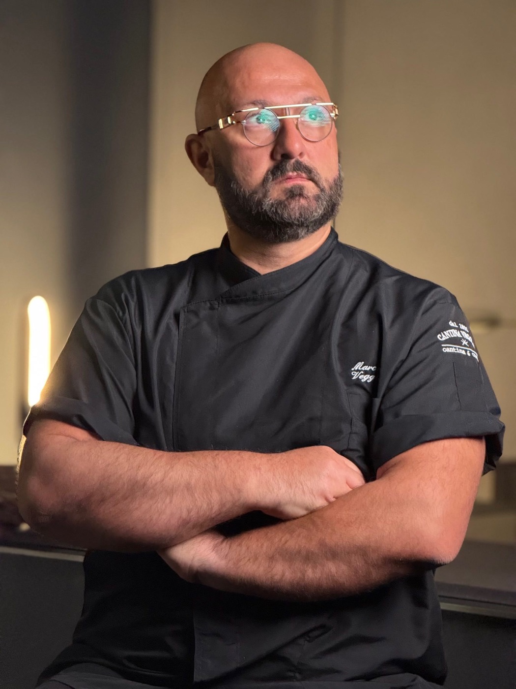 Lo chef Marcello Veggiani